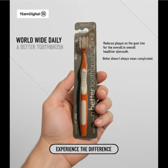 (2Pack) the World Wide Daily Toothbrush, a superior dental care solution. - Picture 10 of 10